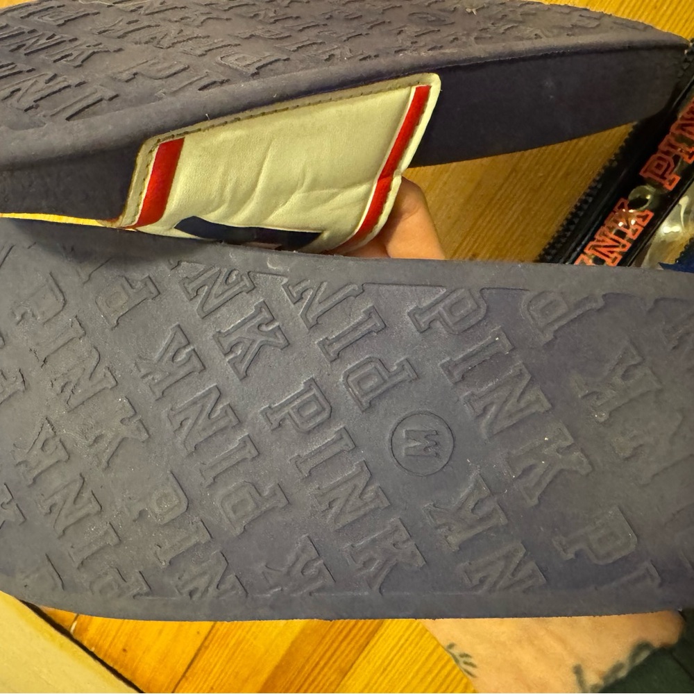PINK Victoria's Secret Blue and White Sandals and bags - Picture 5 of 5